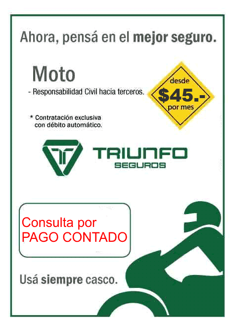 MOTOS $ 45.-